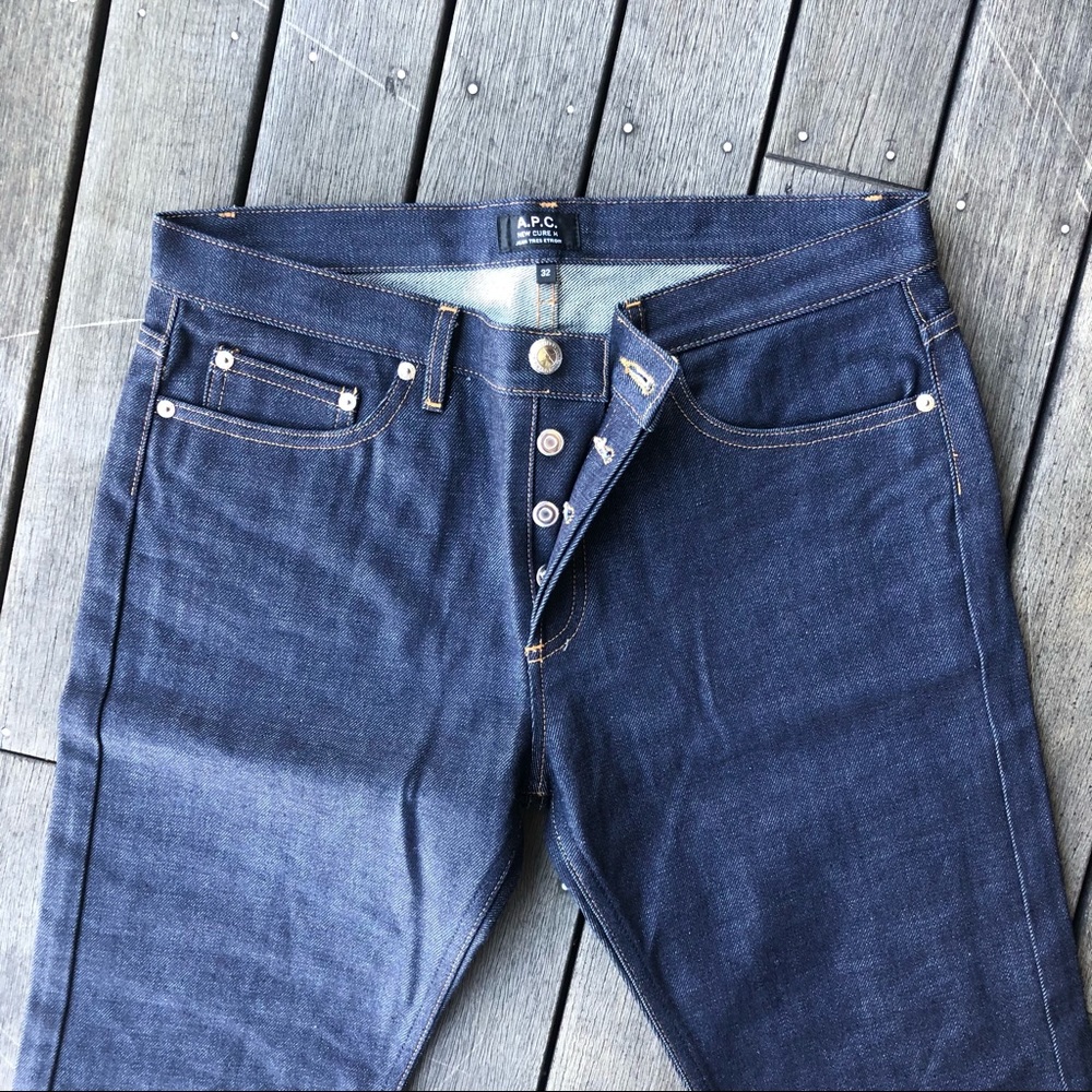 A.P.C. New Cure H Raw Denim Indigo